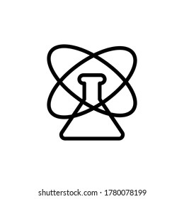 Chemistry, flask icon. Simple line, outline vector elements of knowledge icons for ui and ux, website or mobile application