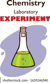 Chemistry Flask Icon vector illustration