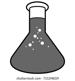 Chemistry Flask Illustration