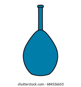 Chemistry flask isolated