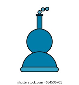 Chemistry flask isolated