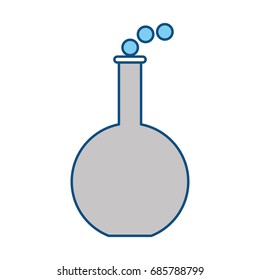Chemistry flask isolated