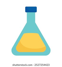 Laboratorio de la ciencia del frasco de la química aislado