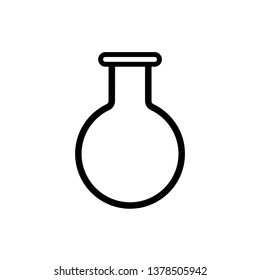 Chemistry Flask Silhouette Stock Vector (Royalty Free) 1378505942 ...