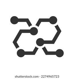 Chemistry formula icon, Vector Graphics