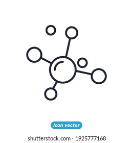 chemistry formula and molecule icons. Science element symbol template for graphic and web design collection logo vector illustration