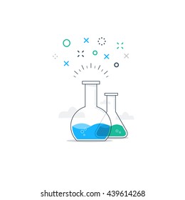Chemistry funny experiments. Chemical tricks. Science class and entertainment.