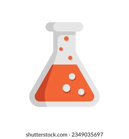 chemistry icon of color style design vector template