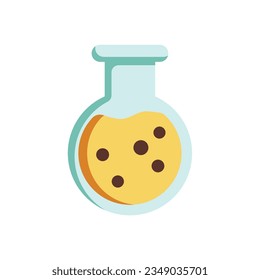 chemistry icon of color style design vector template