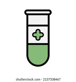 chemistry icon design, vector illustration with line style, best used for banner or web application