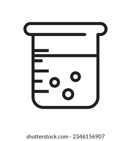 plantilla vectorial de diseño de iconos de química
