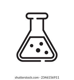 plantilla vectorial de diseño de iconos de química