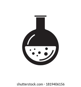 Chemistry icon, icon for education. Design template vector