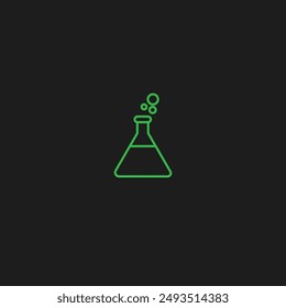 Chemistry icon flat vector design