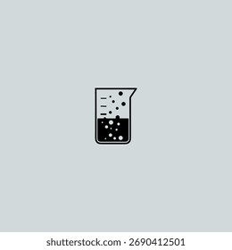 Chemie-Icon flaches Vektordesign.