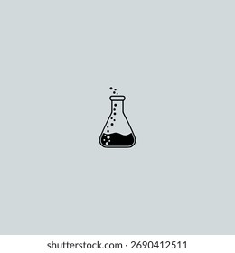 Chemistry icon flat vector design.