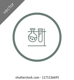 chemistry icon - illustration