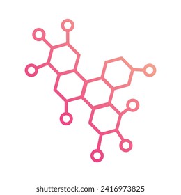 Chemistry icon isolate white background vector stock illustration