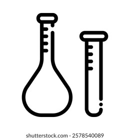 Chemistry Icon in Line Style