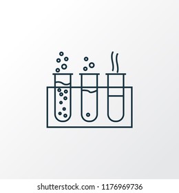 Chemistry icon line symbol. Premium quality isolated laboratory element in trendy style.