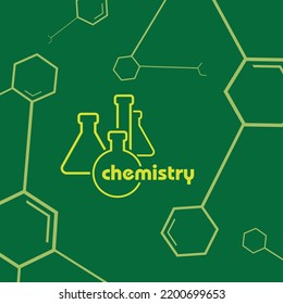 chemistry icon on white background
