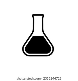 Chemikaliensymbol auf weißem Hintergrund