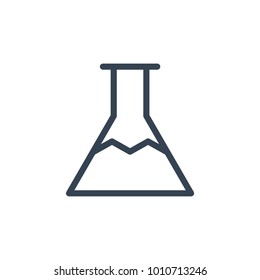 chemistry icon outline