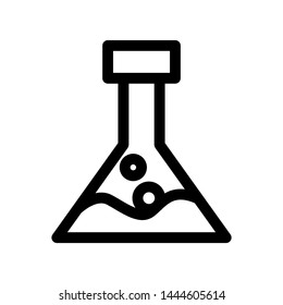 Chemistry icon , science atom, molecule , ecperiment 

template logo vector emblem isolated illustration , outline 

solid background white