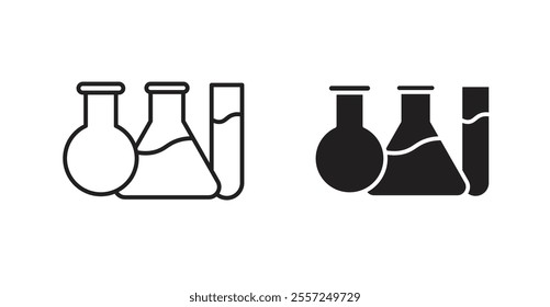 Chemistry Icon set. vector illustration set