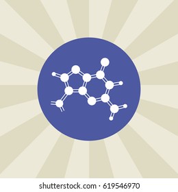 chemistry icon. sign design. background