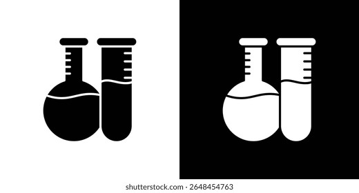 Chemistry icon symbol collection. Flat vector stock illustration.