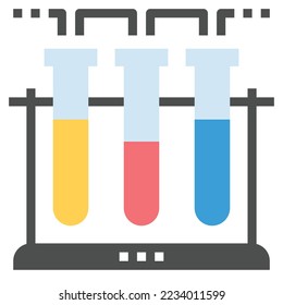 VECTOR DE SÍMBOLO DE ICONOS DE QUÍMICA .