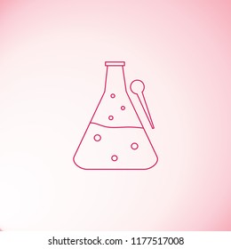chemistry icon vector