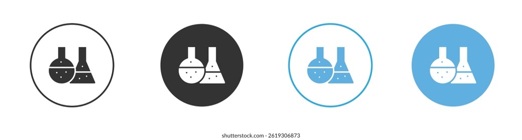 Conjunto gráfico de Vector de icono de química