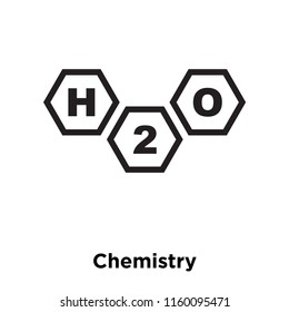 Chemistry icon vector isolated on white background, Chemistry transparent sign