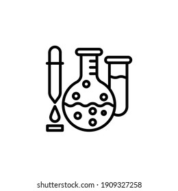 Chemistry icon in vector. Logotype