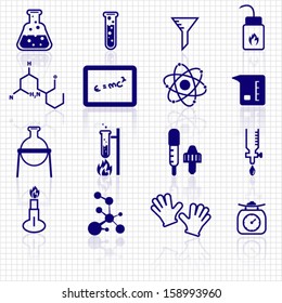 Chemistry icons