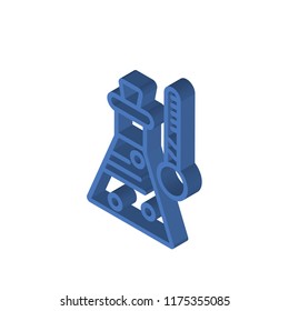 Chemistry isometric left top view 3D icon