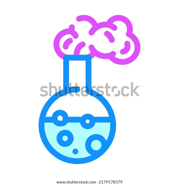 chemistry kids club color icon\
vector. chemistry kids club sign. isolated symbol\
illustration