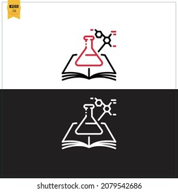 chemistry lab con set.chemistry lab icon. chemistry laboratory icons. chemistry abstract logo.