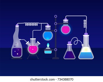 Chemistry lab concept