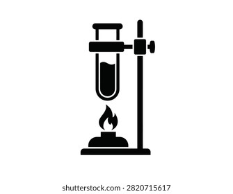 Chemistry Lab Experiment – Test Tube Heating with Bunsen Burner
