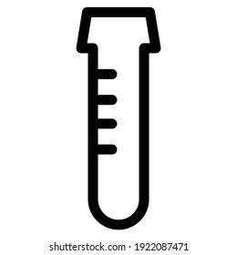 Chemistry Lab Icon, Vector lab flask icon, Chemistry science laboratory outline vector icon, Pharmacy and chemistry, education and science elements and equipment, laboratory, biotechnology concepts.