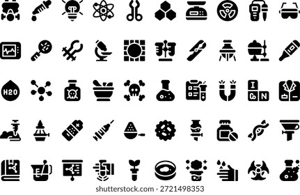 Chemistry And Lab Icons Simple vector icon. Illustration symbol design template for web mobile UI element.
