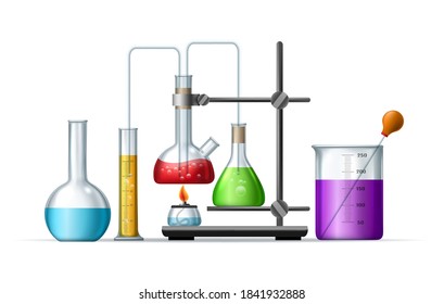 Chemistry Lab Reagents Chemical Filling Sterile Stock Vector (royalty 