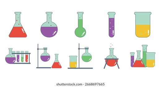 Chemistry Lab Test Tubes Collection