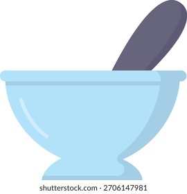 Chemistry Lab Tools Element with Cartoon Design. Vector Illustration.