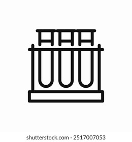 chemistry laboratory flask icon sign vector