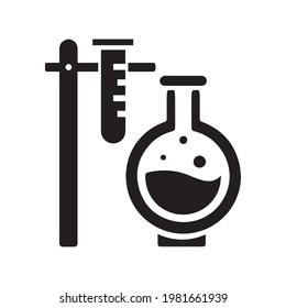 Chemistry laboratory science education icon