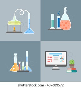 Chemistry laboratory symbol.